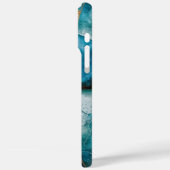 Elegant koper | Vrouwelijk Opulent Blauwgroen Goud Case-Mate iPhone Case (Achterkant / Links)