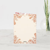 Elegant koperen 7e bruiloft Jubileum Kaart (Achterkant)