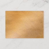 Elegant koperen kaars bedrijf v4 Visitekaartje (Achterkant)