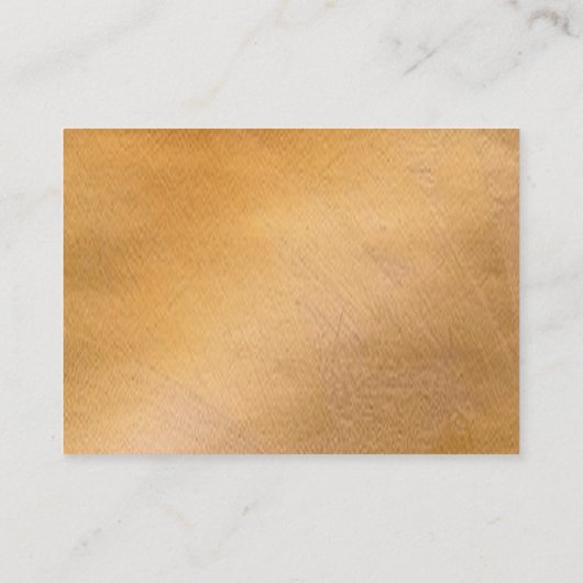 Elegant koperen kaars bedrijf v4 Visitekaartje (Achterkant)
