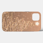 Elegant koperen kerstmousserende bomen  Case-Mate iPhone case (Achterkant (horizontaal))