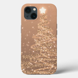 Elegant koperen kerstmousserende bomen  Case-Mate iPhone case