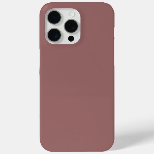 Elegant koperen Roos donker kastanje bruinachtig r Case-Mate iPhone Case (Achterkant)