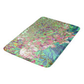 Elegant Koraal en Chartreuse Limelight Hydrangea Badmat (Gekanteld)