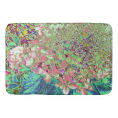 Elegant Koraal en Chartreuse Limelight Hydrangea Badmat (Voorkant)