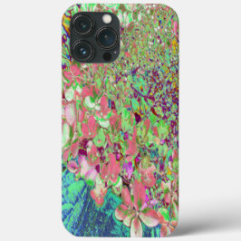 Elegant Koraal en Chartreuse Limelight Hydrangea Case-Mate iPhone Case