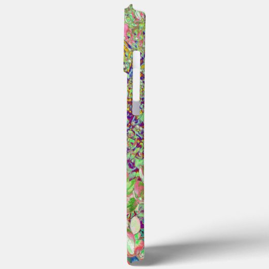 Elegant Koraal en Chartreuse Limelight Hydrangea Case-Mate iPhone Case (Achterkant / Links)