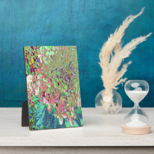 Elegant Koraal en Chartreuse Limelight Hydrangea Fotoplaat