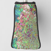 Elegant Koraal en Chartreuse Limelight Hydrangea Golfheadcover (Draai 90)