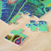 Elegant Koraal en Chartreuse Limelight Hydrangea Legpuzzel (Zijkant)