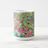 Elegant Koraal en Chartreuse Limelight Hydrangea Magische Mok (Midden)