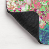 Elegant Koraal en Chartreuse Limelight Hydrangea Muismat (Hoek)