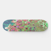 Elegant Koraal en Chartreuse Limelight Hydrangea Persoonlijk Skateboard (Horizontaal)