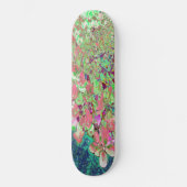 Elegant Koraal en Chartreuse Limelight Hydrangea Persoonlijk Skateboard (Voorkant)