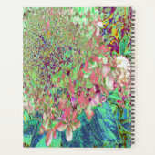 Elegant Koraal en Chartreuse Limelight Hydrangea Planner (Achterkant)