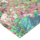 Elegant Koraal en Chartreuse Limelight Hydrangea Tafelkleed (Gekanteld)