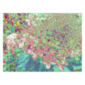 Elegant Koraal en Chartreuse Limelight Hydrangea Tafelkleed (Voorkant (Horizontaal))