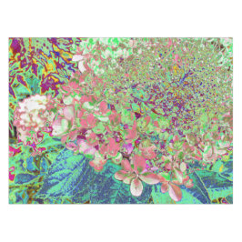 Elegant Koraal en Chartreuse Limelight Hydrangea Tafelkleed