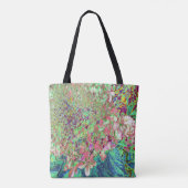 Elegant Koraal en Chartreuse Limelight Hydrangea Tote Bag (Achterkant)