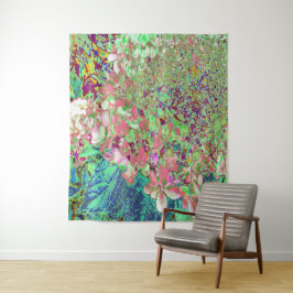 Elegant Koraal en Chartreuse Limelight Hydrangea Wandkleed