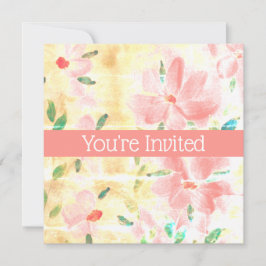 Elegant koraal en roze