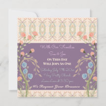 Elegant koraal peach en plum