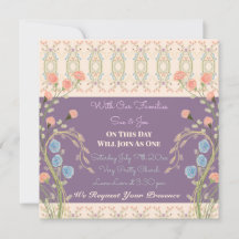 Elegant koraal peach en plum