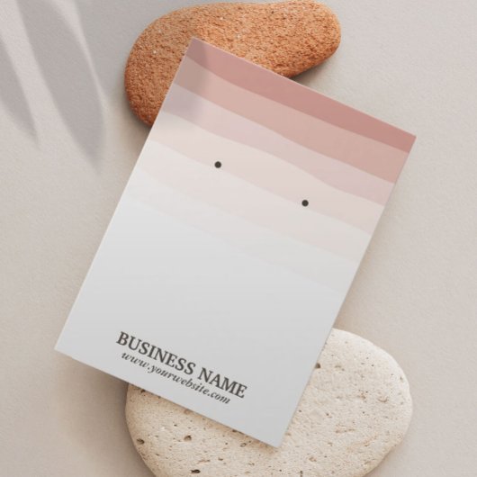 Elegant Koraal Shades verouderingshouder Visitekaartje