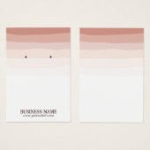 Elegant Koraal Shades verouderingshouder Visitekaartje (Voorkant /achterkant)