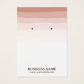 Elegant Koraal Shades verouderingshouder Visitekaartje (Voorkant)