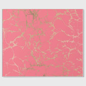 Elegant koraalgoud voor foliedruppels cadeaupapier (Vlak)