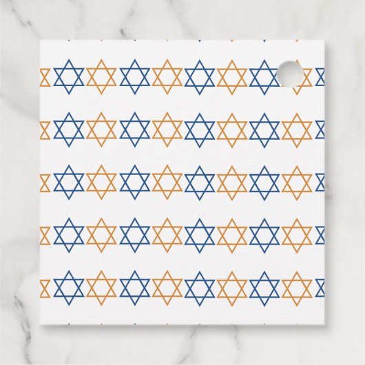 Elegant Kosher voor Passover Star van David Person Bedankjes Labels