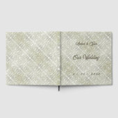 Elegant krabbelpatroon gastenboek (Volledig)