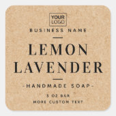 Elegant Kraft-papier ziet er uit naar etiketten me (Voorkant)