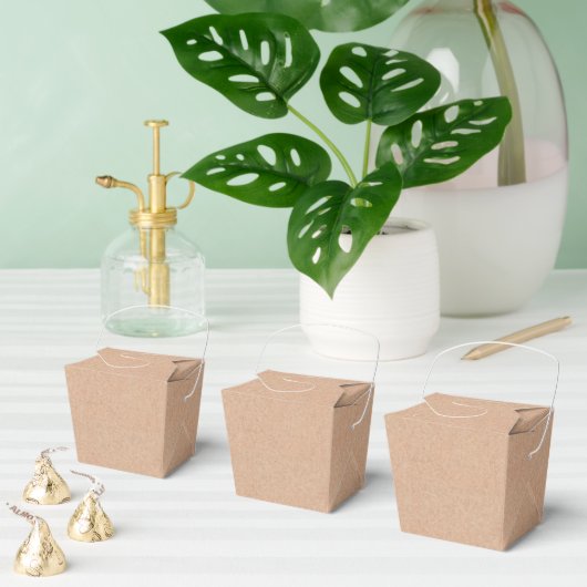 Elegant Kraft Pattern Takeout Gift Boxes Bedankdoosjes (Meervoudige)