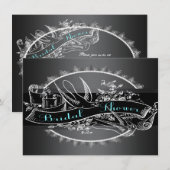 Elegant  krijtbord Vrijgezellenfeest Kaart (Voorkant / Achterkant)