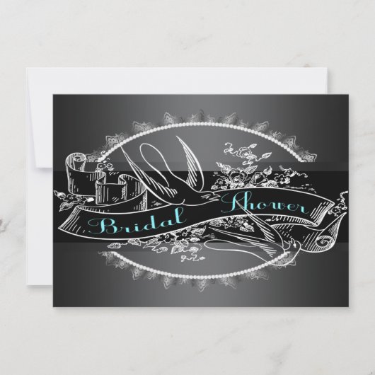 Elegant  krijtbord Vrijgezellenfeest Kaart (Voorkant)