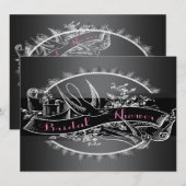 Elegant  krijtbord Vrijgezellenfeest Kaart (Voorkant / Achterkant)