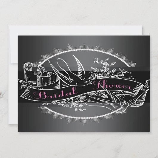 Elegant  krijtbord Vrijgezellenfeest Kaart (Voorkant)