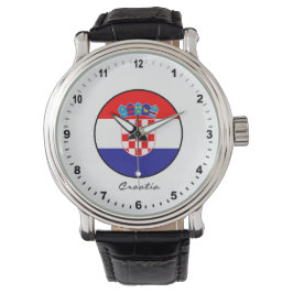Elegant Kroatië Watch & Kroatische vlag Horloge