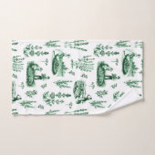 Elegant  Kruiden Tuin Sage Groen Toile Bad Handdoek (Handdoek)