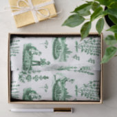 Elegant  Kruiden Tuin Sage Groen Toile Tissuepapier (Geschenk)