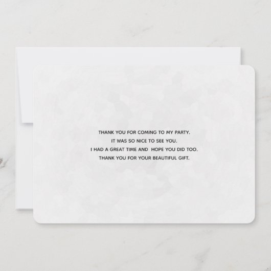 Elegant kruis met roze bloemen bedankkaart (Achterkant)