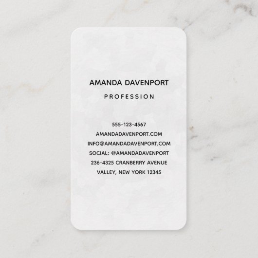 Elegant kruis met roze bloemen visitekaartje (Achterkant)