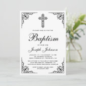 Elegant   Kruisdoop Kaart (Staand voorkant)
