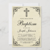 Elegant   Kruisdoop Kaart (Voorkant)