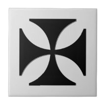 Elegant kruispatroon zwart, lichtgrijs