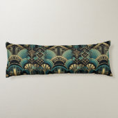 elegant kunstdecopatroon lichaamskussen (Achterkant)