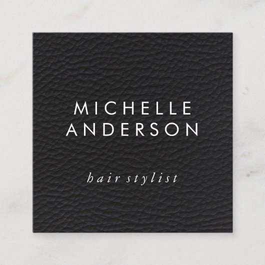 Elegant kunstleder (Kaart van de Loyalty) Klantenkaartje (Voorkant)