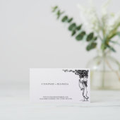 Elegant  kunstmatig mooi Visitekaartje lekt uit (Staand voorkant)